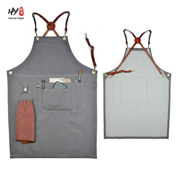 wholesale multifunctional hairdresser denim apron